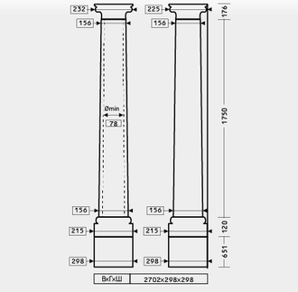Колонна 1.30.301 - d156мм