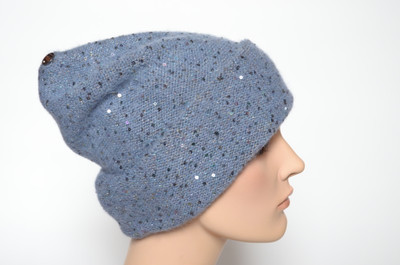 итальянская шапка Вицио с отворотом зима 2022 фото