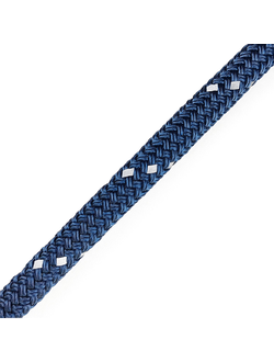 Швартовый конец из нейлона, светоотражающий, 9,5 мм х 4,5 м, темно-синий