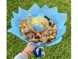 Букет "Первый звонок" из орехов и сухофруктов