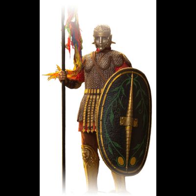 Знаменосец римской ауксилии - КОЛЛЕКЦИОННАЯ ФИГУРКА 1/6 Empire Series-Dragon Banner Bearer (HH18044) - HHMODEL x HAOYUTOYS