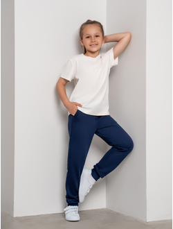 Брюки спортивные синие