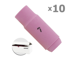 Сопло керамическое SR 17/18/26 стандартное №7 ф 11,0 мм, L=47 мм (уп. 10 шт.), БАРСВЕЛД