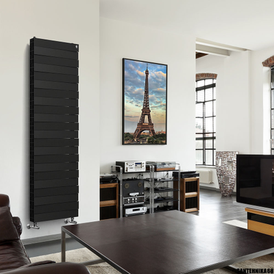Биметаллический дизайн-радиатор Royal Thermo Pianoforte Tower Bianco Traffico Silver Satin Noir Sable 18 или 22 секции
