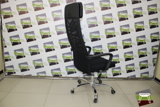 Кресло МГ-17 хром, сетка (черная)