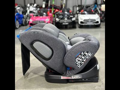 Автокресло Luxmom 277 (Isofix, 0-36 кг, 0-12 лет) Светло-серый