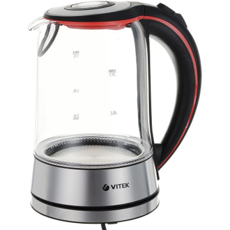 Чайник Vitek VT-7005, 2200 Вт, 1,7 л, нержавеющ. сталь