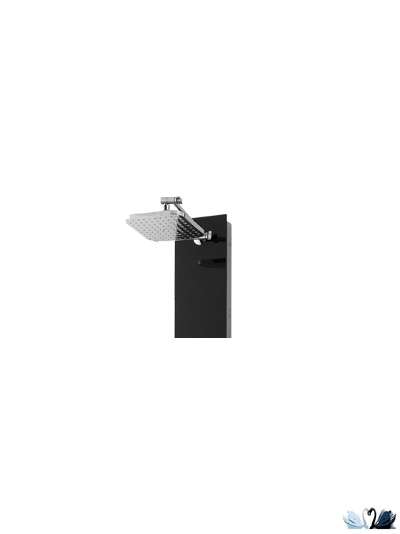 Душевая панель Creavit PT909, гидромассаж, термостекло черного цвета