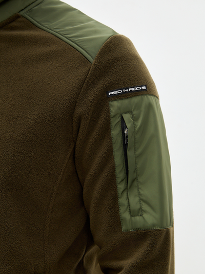 Флисовый спортивный костюм мужской 111SKM-1816 RED-N-ROCK'S