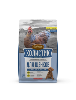 Холистик Премьер для щенков, Курица с рисом 7 кг