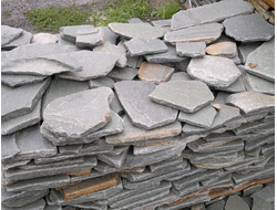 Плитняк - кварцит (серебристый-галтованный)