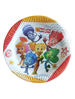 Тарелки "Фиксики" 6шт 23см