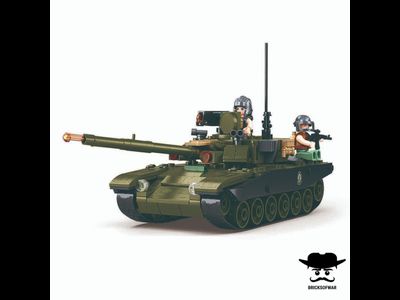 Конструктор SLUBAN M38-B1257 российский основной боевой танк