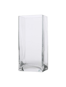 Квадратная стеклянная ваза
