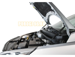 Амортизаторы капота, 2 шт. АвтоУпор для Hyundai Solaris I / I рестайлинг 2010-2014 / 2014-2017