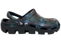 CROCS DUET SPORT CLOG TIE DYE DREAM ЧЕРНЫЕ