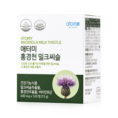 Атоми Расторопша 120 капсул / Atomy Rhodiola Milk Thistle