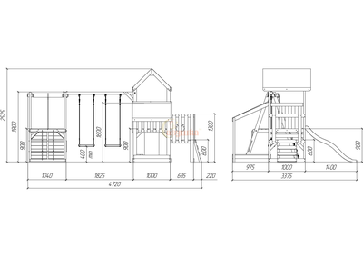 Детская площадка Савушка TooSun 6