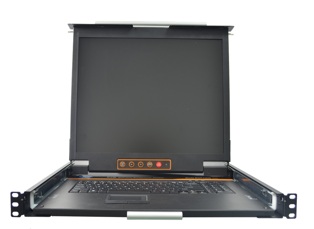 16-портовые локальные выдвижные KVM LCD консоли - Выдвижная LCD KVM ...