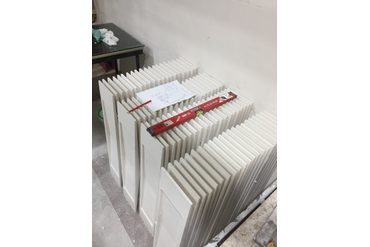 Просушенные и подготовленные к упаковке панели.