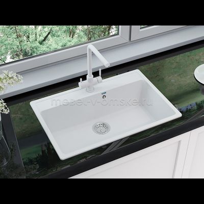 ШММ600 Мойка врезная &quot;U-600&quot;. Размер: 760 х 510 х 220. Размер чаши: 710 х 380 х 200.