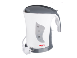 ЧАЙНИК ЭЛЕКТРИЧЕСКИЙ 1 Л LEBEN, 1000 ВТ, ПЛАСТИК