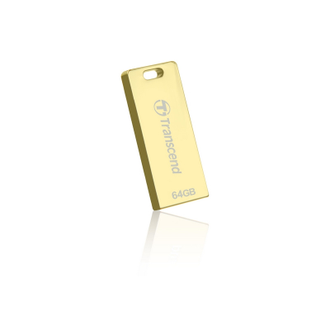 Флеш-память Transcend JetFlash T3, 64Gb, USB 2.0, золотой, TS64GJFT3G