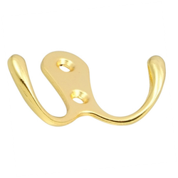 двойной крючок для мебели из металла