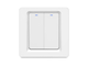 Умный Wi-Fi выключатель ROXIMO двухклавишный, белый  SWBTN01-2