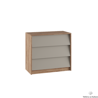 Ева комод 1 Крафт табачный/Кашемир