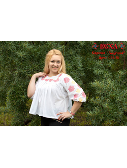 Рубаха женская "Ладушка" - крестьянка с вышивкой, 44-50 р.