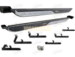 Пороги OEM Style с логотипом для Haval Jolion 2020-