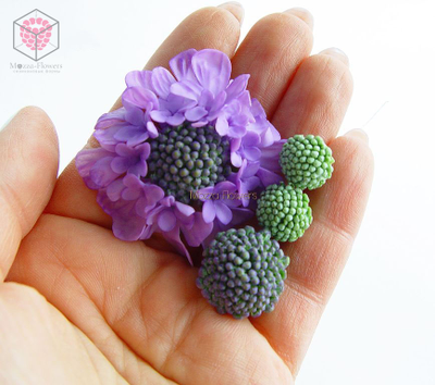 "Серединки скабиозы" силиконовый молд