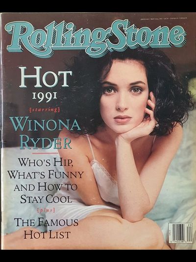 Rolling Stone Magazine Issue 604 Winona Rider Cover, Иностранные музыкальные журналы, Intpressshop