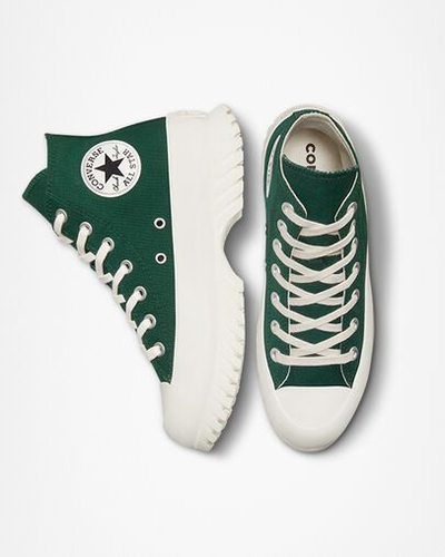 Купить Кеды A00850C Converse Chuck Taylor All Star Lugged 2.0 Platform зеленые высокие