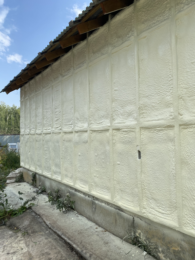 Утепление дома пенополиуретаном