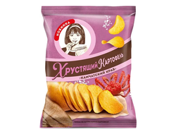 Хрустящий картофель с Камчатским крабом (Девочка) 160г