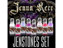 JENNA KERR'S JENSTONES COLOR SET - "World Famous" (США 8 шт по 1 OZ - 30 мл)