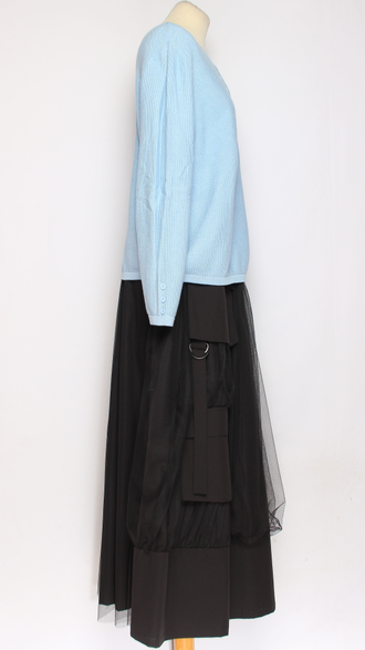 Джемпер тонкий ХЛОПОК "ТРИ ПУГОВКИ"  горчичный, голубой, красный до р.50