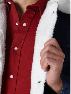 Куртка Wrangler® Cowboy Cut® Sherpa Lined Denim Jacket