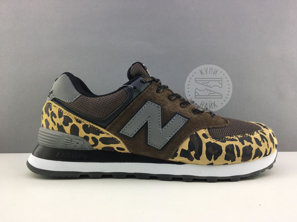 new balance 574 gray leopard