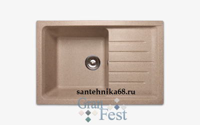 Керамическая мойка для кухни Granfest Гранфест GF-P760L реверсивная 1 секционная мойка
