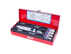 Отвертка ударная с принадлежностями 5/16", 10 предметов KING TONY 4505MR