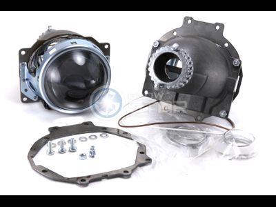 Комплект Koito Q5 D2S с рамками для замены штатных ксеноновых / галогенных линз автомобиля Mitsubishi Pajero 4 (2006 - 2014)