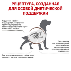 Royal Canin (Роял Канин) Gastrointestinal Low Fat сухой корм для собак при заболеваниях ЖКТ, 1,5 кг