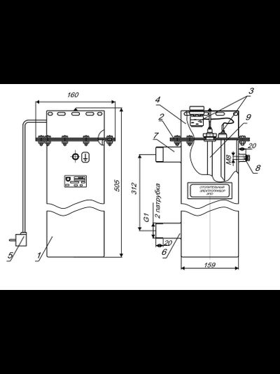 Электрический котел для отопления Эван ЭПО