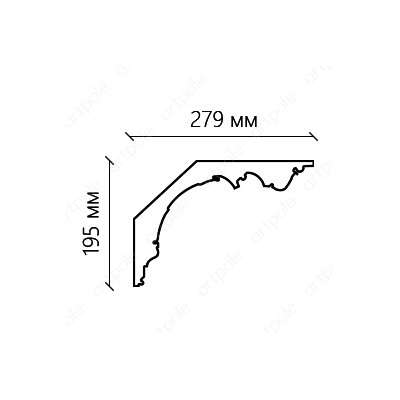 Карниз орнаментальный SK49