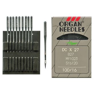 Иглы для пром. оверлоков DCx27 0029-02, 0037-02 &quot;ORGAN&quot; (Япония)