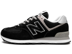 New Balance 574 Black черные женские