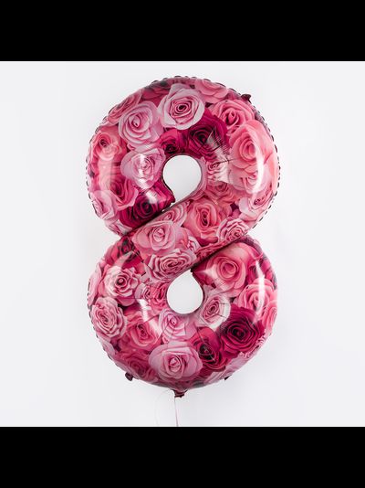 Цифра, 8, Розы